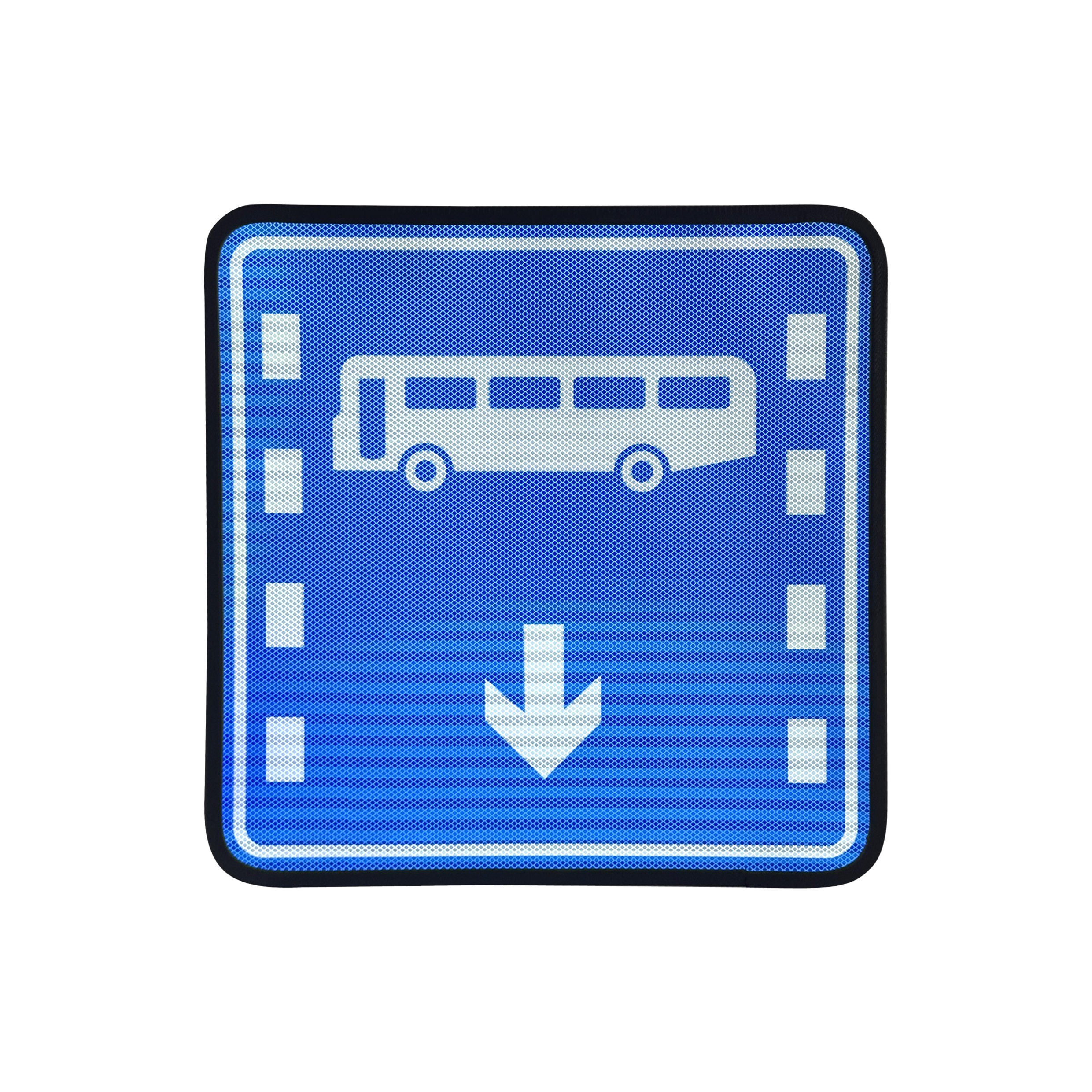 Special lane signage for bus routes