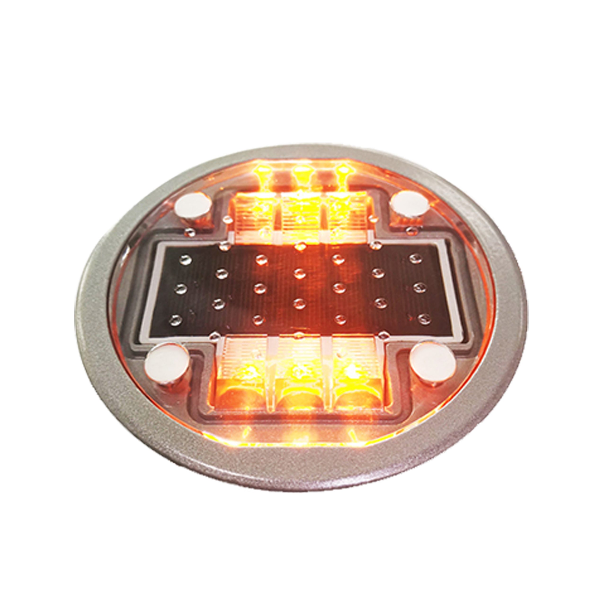 Warning aluminum road studs